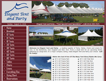 Tablet Screenshot of northeasttents.com